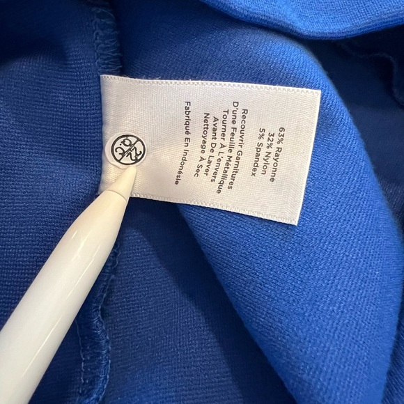 🎉Host Pick🎉Talbots Royal Blue Dress w/Decorative Pearl Neckline Size 16 - Picture 13 of 13